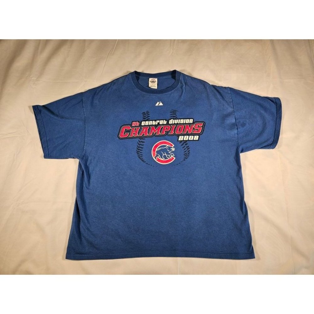 Chicago Cubs NL Champions 2008‎ 2XL with Roster on Back